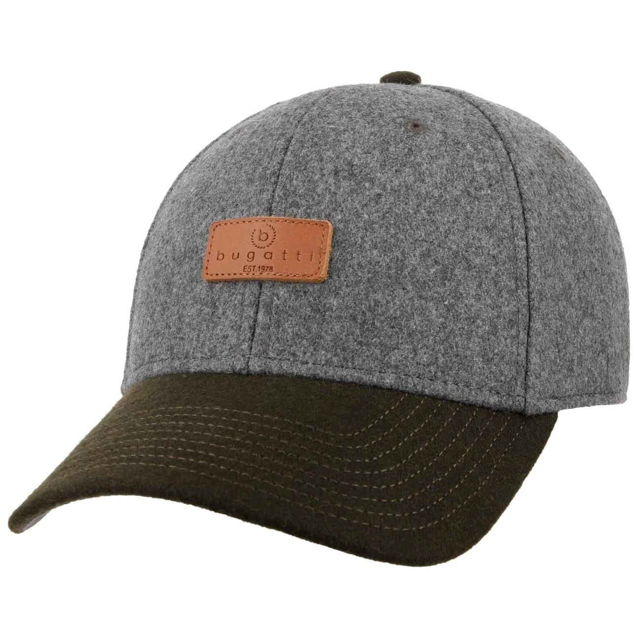 Classic Patch Cap by - olive - Size: One Size - Bugatti - FashionsVida