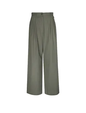 Pantalón Marlene MIEL TEN oliva 40 - Ecoalf - FashionsVida