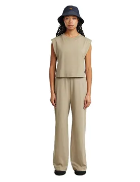 Tuta Senza Maniche Double Layer Wide Leg Light Toggee 2XS