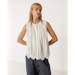 Indi & Cold - Camiseta de mujer cuello redondo sin mangas