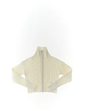 Cardigan con zip AVORIO 44 - E.L.S.Y. - FashionsVida