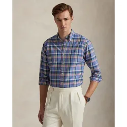 Camisa Oxford de hombre Custom Fit de cuadros