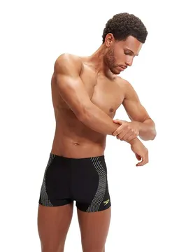 Slip De Bain Boxer Duo Logo Print