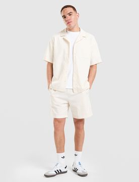 Mens Camicia Seersucker - Bianco, bianco bianco Uomo taglia XXL