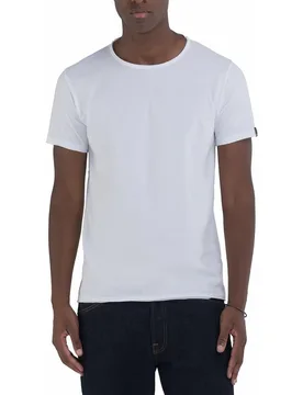 Camiseta de hombre de manga corta y cuello redondo - Replay - FashionsVida