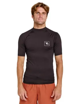 Rash Guard Manches Courtes Streamline Upf Black XL