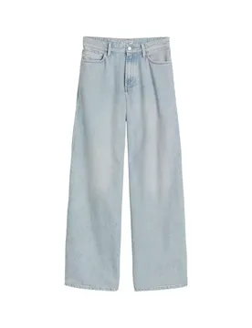 Denim Trousers, High Waist, Extra W female