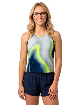 Maglietta Senza Maniche Velociti Pro Blue / Reflective XS - Under armour - FashionsVida