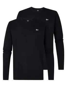 T-shirt à Manches Longues M-3040-mlt191 Black 3XL - Petrol industries - FashionsVida