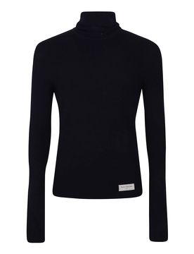 Balmain Maglia dolcevita in lana Pb