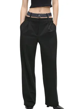 Damen Hose Schwarz 507676