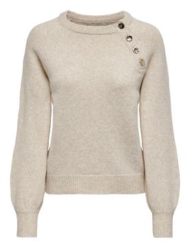 ONLY Jersey 'Emma' beige moteado