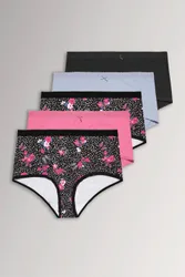 Pack Butterfly Full Briefs - Multicolor - Size: 14-16