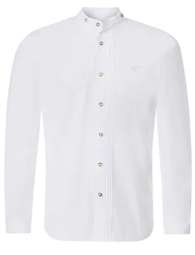 Trachtenhemd Leon (weiss, Gr. 3XL) von Classics für Herren, Trachtenhemden, 100% Baumwolle - Stockerpoint - FashionsVida