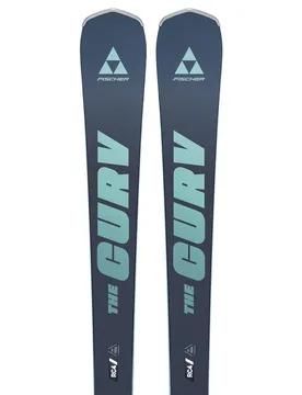 Pack De Skis Alpins The Curv Dti Ar+rs 11 Gw Powerrail Multicolour 164 Homme - fischer - FashionsVida