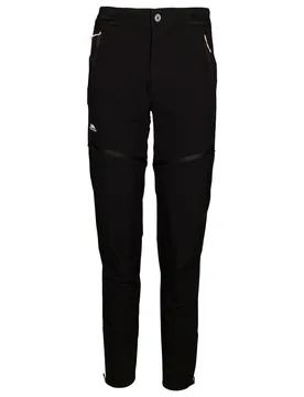 Women's Rusio Hiking Trousers in Black Size: 30R - Black - Size: 30R - Trespass - FashionsVida