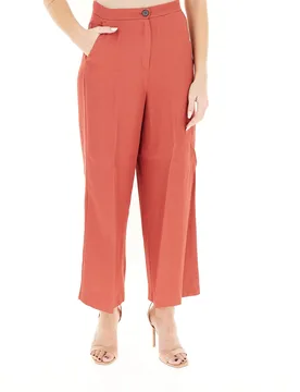 Pantalone misto lino MATTONE 40 - EMME MARELLA - FashionsVida