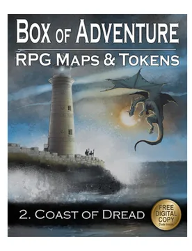 Box of Adventure RPG Maps & Tokens: 2. Coast of Dread - Loke - FashionsVida