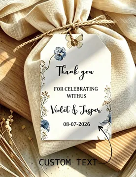 Etiquetas de regalo personalizadas, etiquetas de boda personalizadas, etiquetas de regalo para invitados de boda personalizables, etiquetas de favor d - Shein - FashionsVida