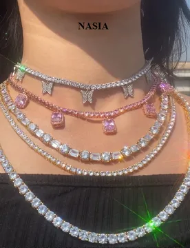 NASIA Multilayer Pendant Butterfly Necklace For Women AAA CZ Crystal Butterflies Tennis Chain Luxury Men Hip Hop Jewlery 2026 - Aliexpress - FashionsVida
