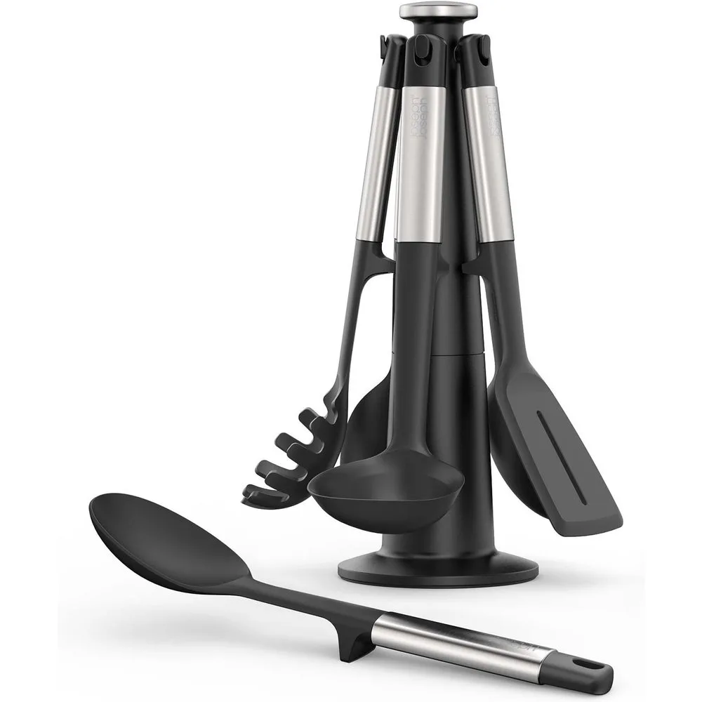 Carrusel giratorio con 5 utensilios de acero inoxidable Elevate - Joseph Joseph - FashionsVida