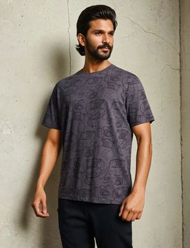 Sinsay - T-shirt in cotone - viola