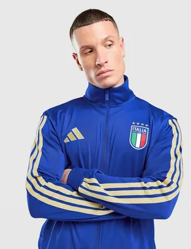 Mens Giacca della Tuta Italy DNA - Blu, blu blu Uomo taglia S - Adidas - FashionsVida