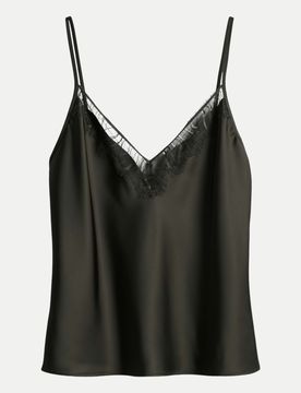 Spitzentop Zabelle Schwarz 42