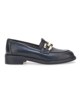 Mocassini 3026 Nero Vera Pelle 37