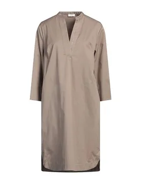 Vestido midi Mujer Caqui 32,34,36,38,40,42,44 Mujer - Peserico - FashionsVida
