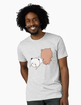 Dudu Is In Trouble With Bubu Gift t shirt ‌kawaii‌ Panda Bear Cartoon Graphic tee Cute Y2K Clothes 100% cotton All size Tee - Aliexpress - FashionsVida