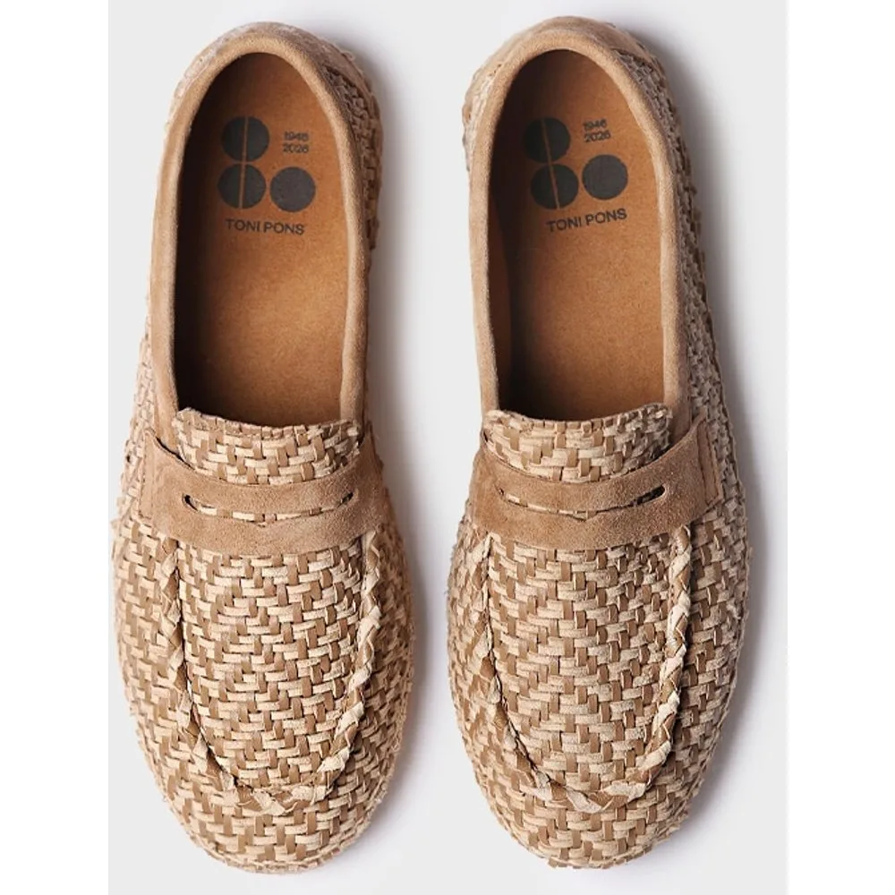Mocasines de hombre de piel trenzada - Toni Pons - FashionsVida