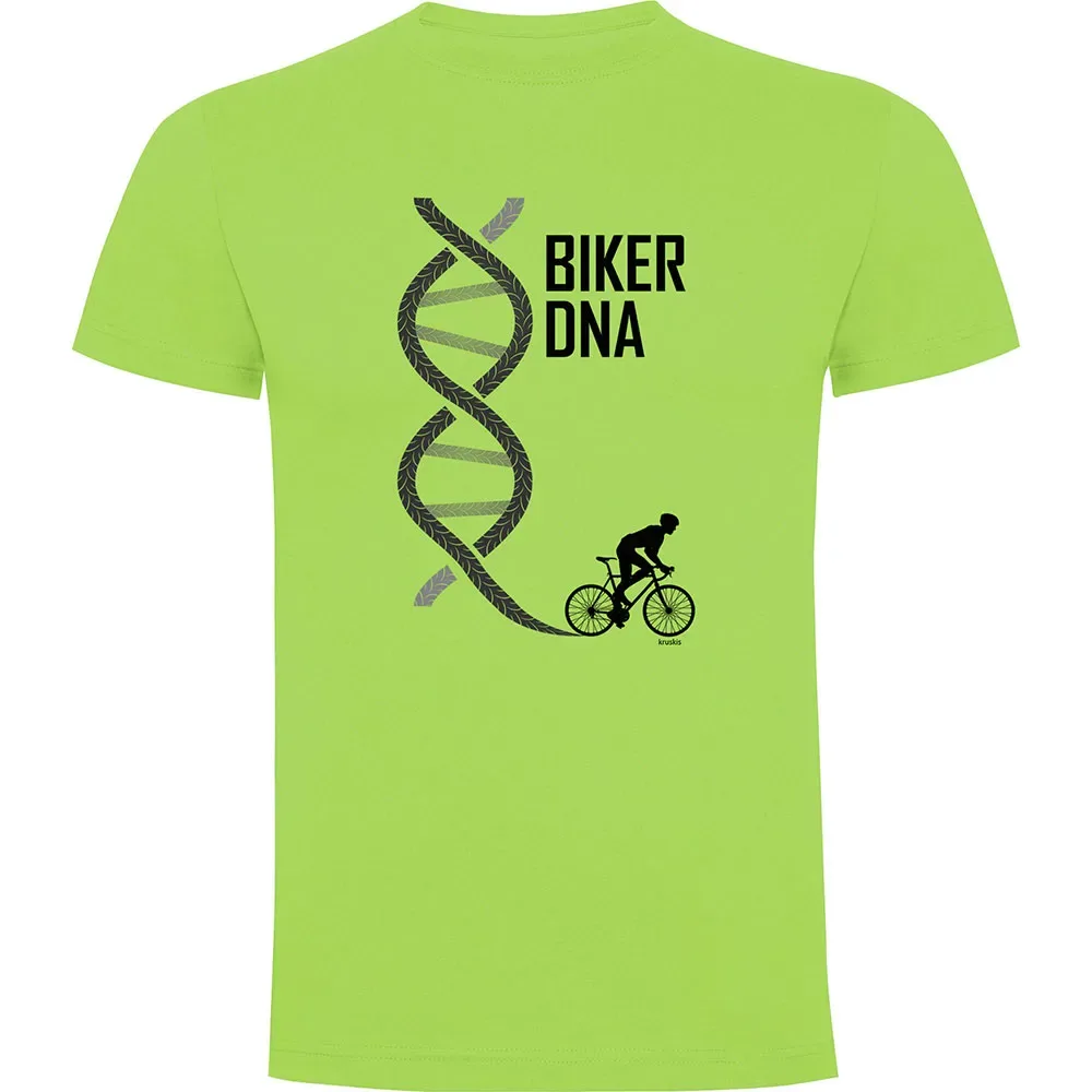 Maglietta A Maniche Corte Biker Dna Light Green - Kruskis - FashionsVida