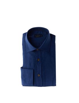 Camicia in lino BLU 42