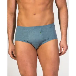 Slip de hombre de hilo de soja con abertura