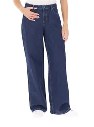 Jeans wide leg BLU SCURO 25