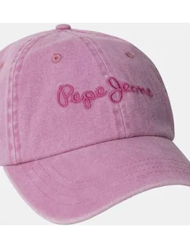 Gorra de sarga lavada con logotipo en el frontal - Pepe Jeans - FashionsVida