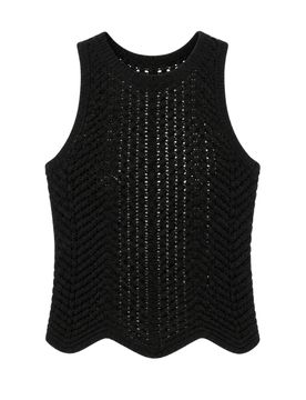 CANOTTA Donna IN MAGLIA TRAFORATA