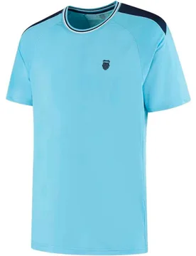 Hypercourt camiseta tenis manga corta hombre Azul (XL) - K-swiss - FashionsVida