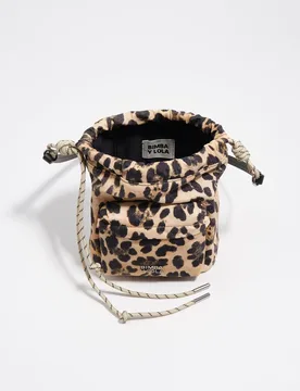 Bandolera de mujer mini nylon leopardo - Bimba y Lola - FashionsVida
