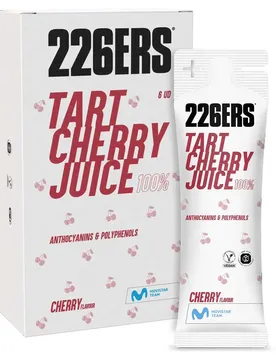 Scatola Di Bevanda Energetica Monodose Tart Cherry Juice Ciliegia 60ml 6 Unità Multicolor
