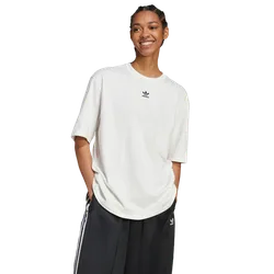 Essentials Boyfriend T-shirt Women T-Shirts - White - Size XXL (24-26) - Cotton Jersey - White - Size: 2X-Large