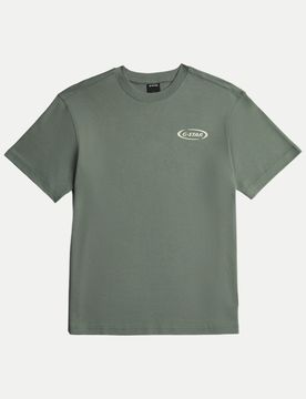T-Shirt mit Logoprint Grün L