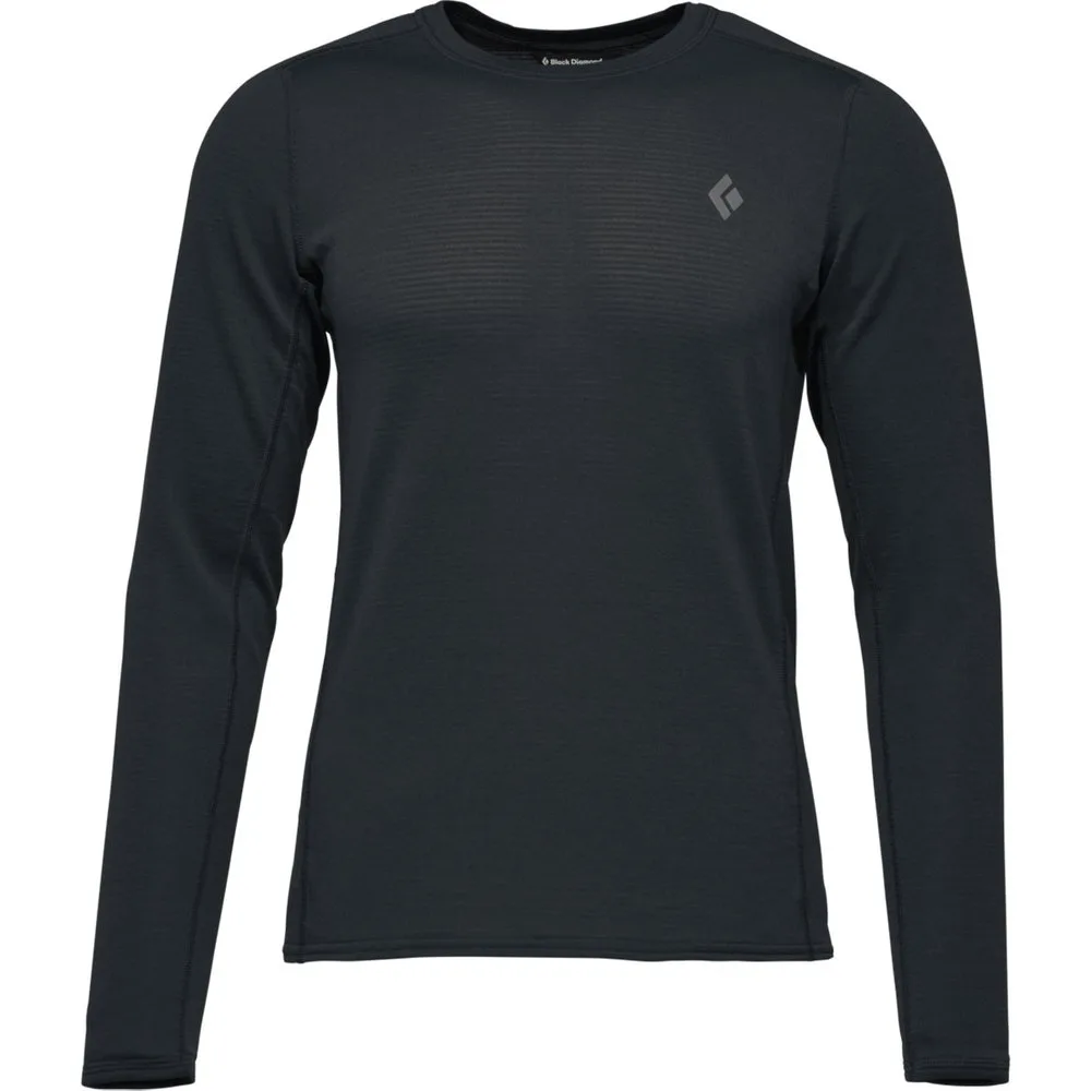 Camiseta Térmica de hombre Coefficient Lt Crew - Black Diamond - FashionsVida