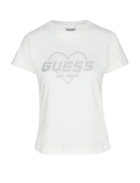 Guess T-Shirt NARCISO crema S - Guess - FashionsVida