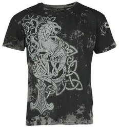 T-Shirt - S bis XXL - für Männer - Größe L - grau - Männer - male