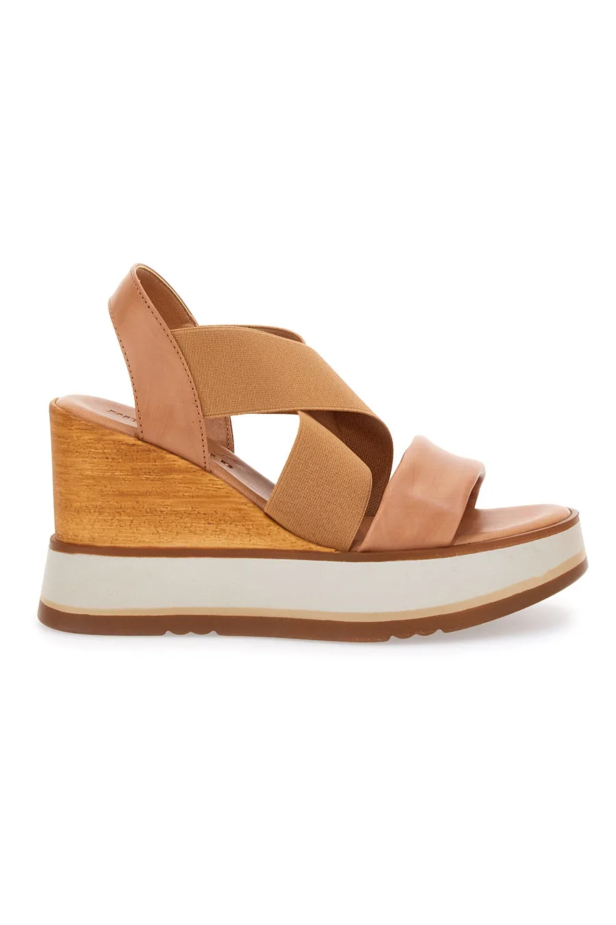 Sandali Beige Con Zeppa 24953 38 - Pittarello - FashionsVida