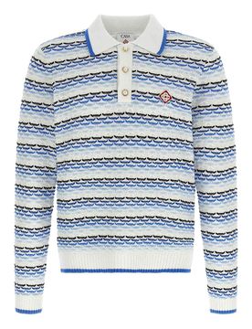 Polo a maniche lunghe con punto Tuck