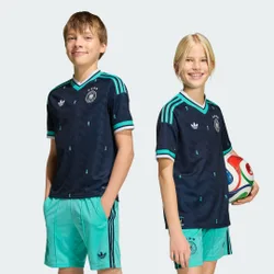 Maglia da trasferta Germania 26 bambini e bambine 9-10A Collegiate Navy