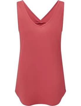 Bali V-Neck Damen Tanktop, rot S - Sherpa - FashionsVida